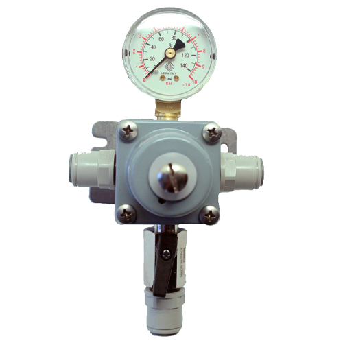 Wall Mounted  - CO2 Secondary Gas Regulator with Gauge